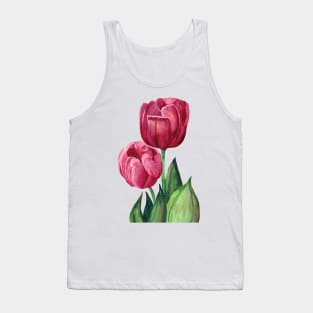 Pink Tulips Tank Top